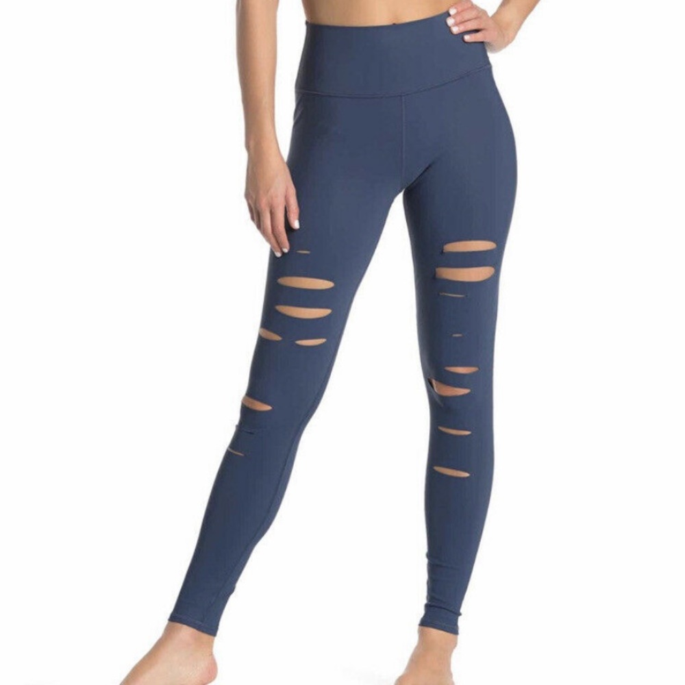 Alo High Waist Ripped Warrior Legging